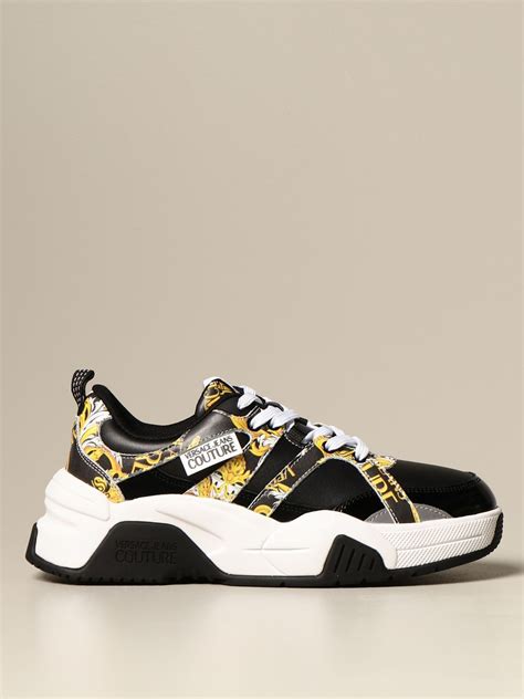 versace sneakers jeans couture|Versace couture sneakers women's.